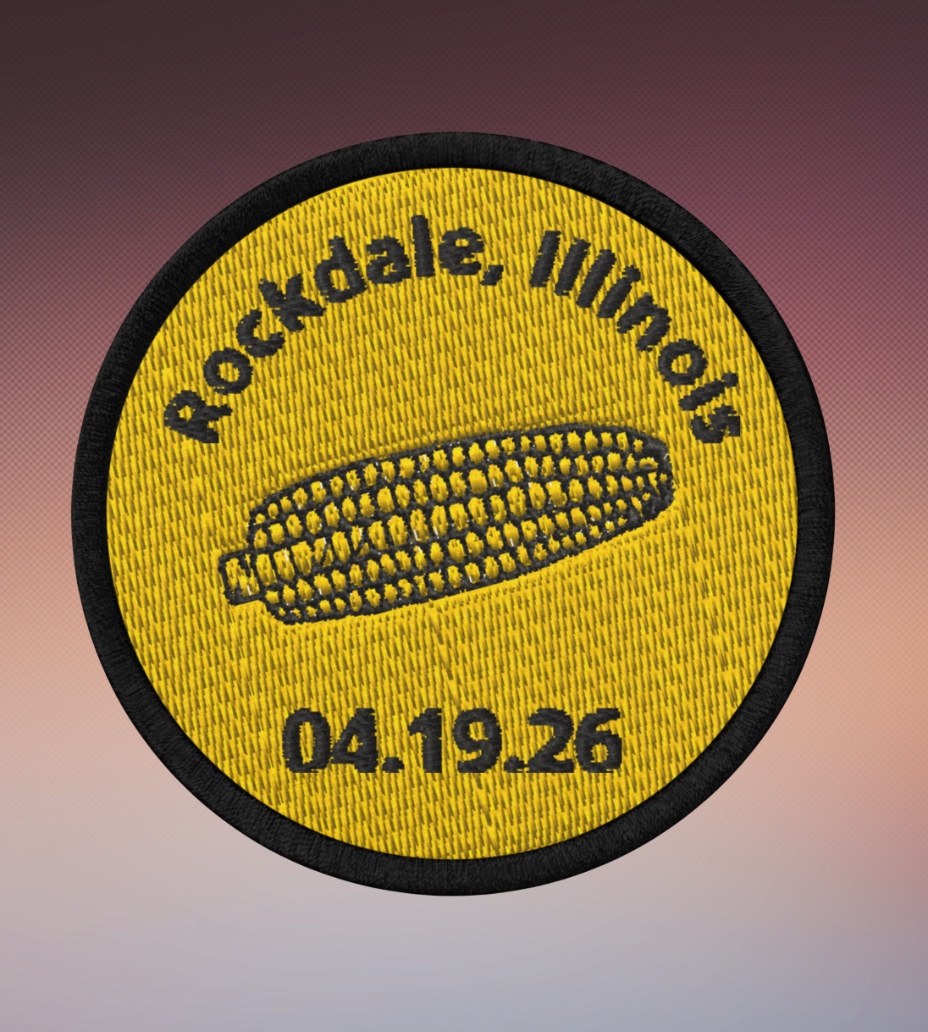 Rockdale Illinois 04.19.26 commemorative patch