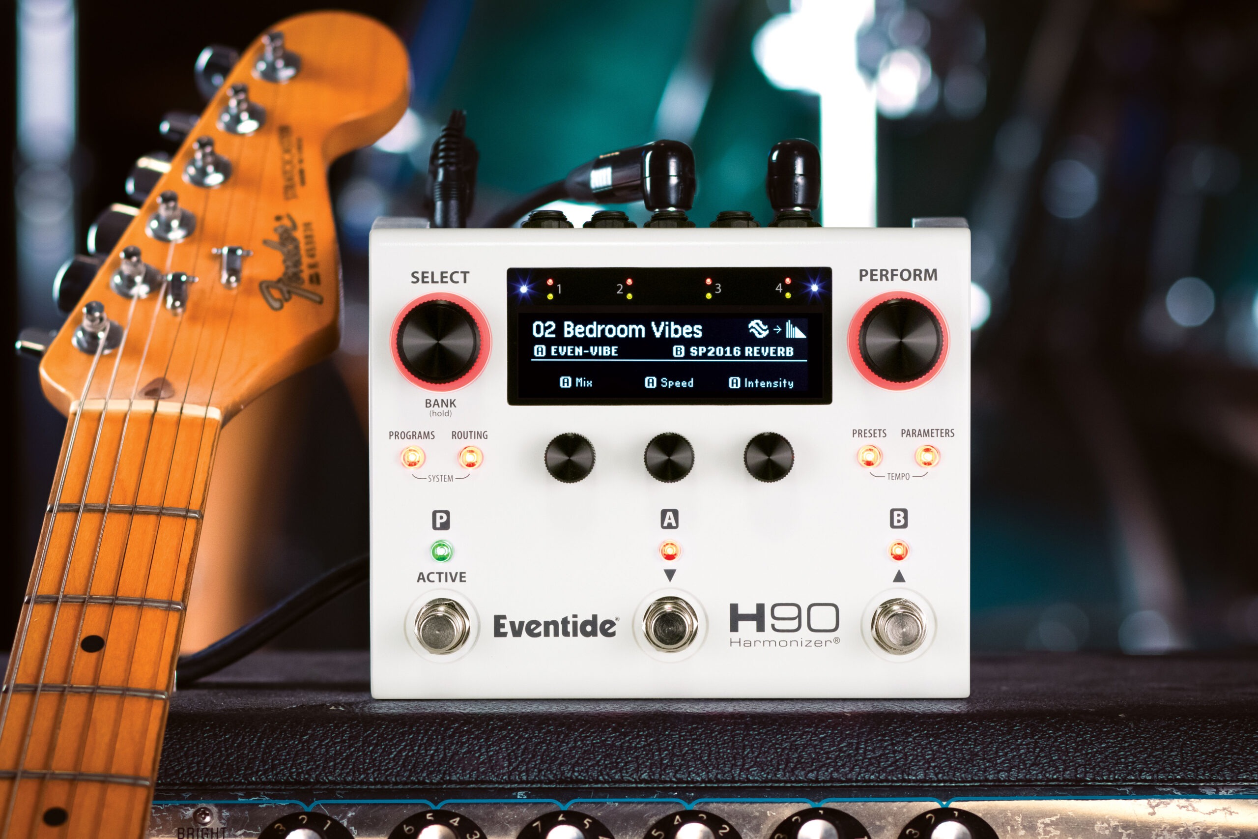 Eventide H90 Harmonizer on amp