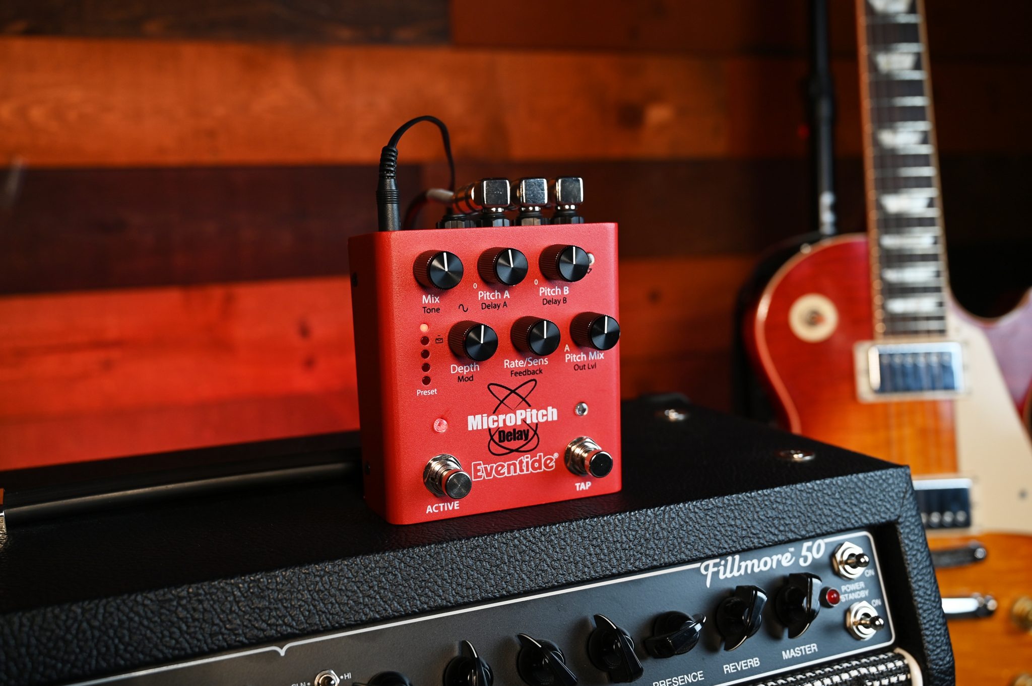 Eventide MicroPitch Delay on amp